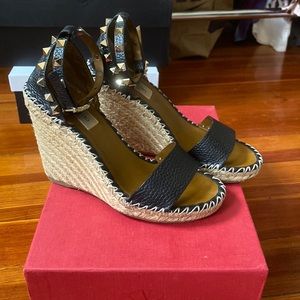 Valentino Studded Wedge